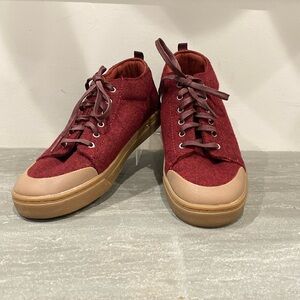 TOMS, Size 5, Burnt Henna Heavy Wool, Sneakers